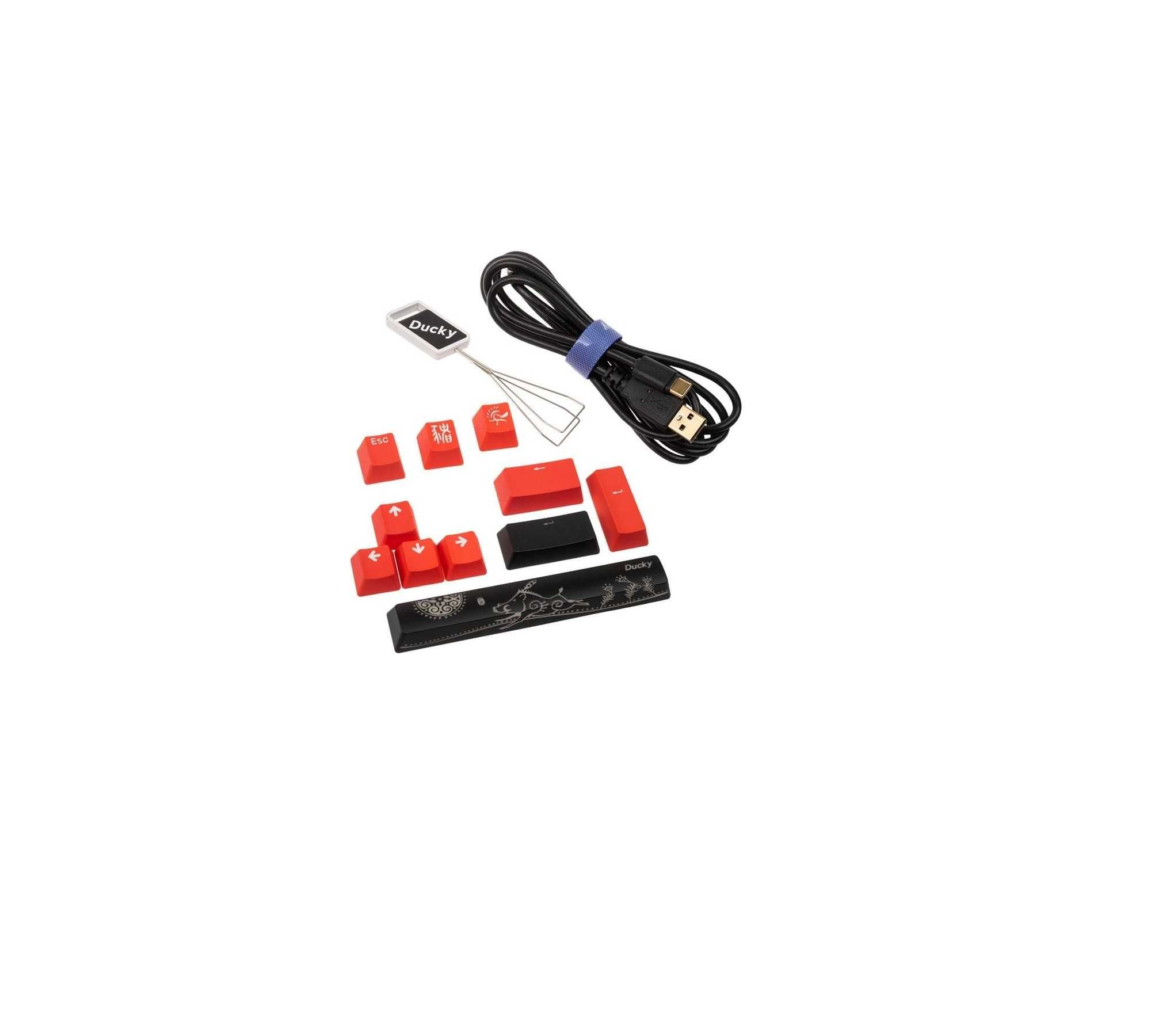 ^Клавиатура Ducky One 2 Mini RGB - Cherry RED switch, US, PBT