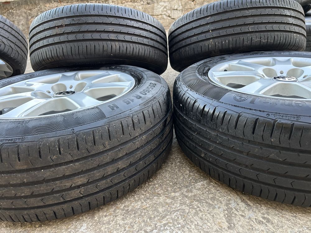 5х112 15 ски за vw golf 5 pasat toursn kadi skoda seat с летни гуми