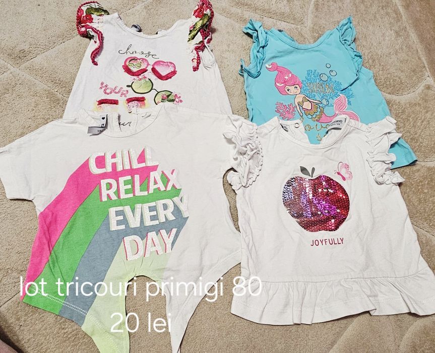 Lot tricouri primigi 80