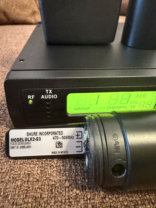 SHURE ULXS4-G3, ULX2-G3 470-506