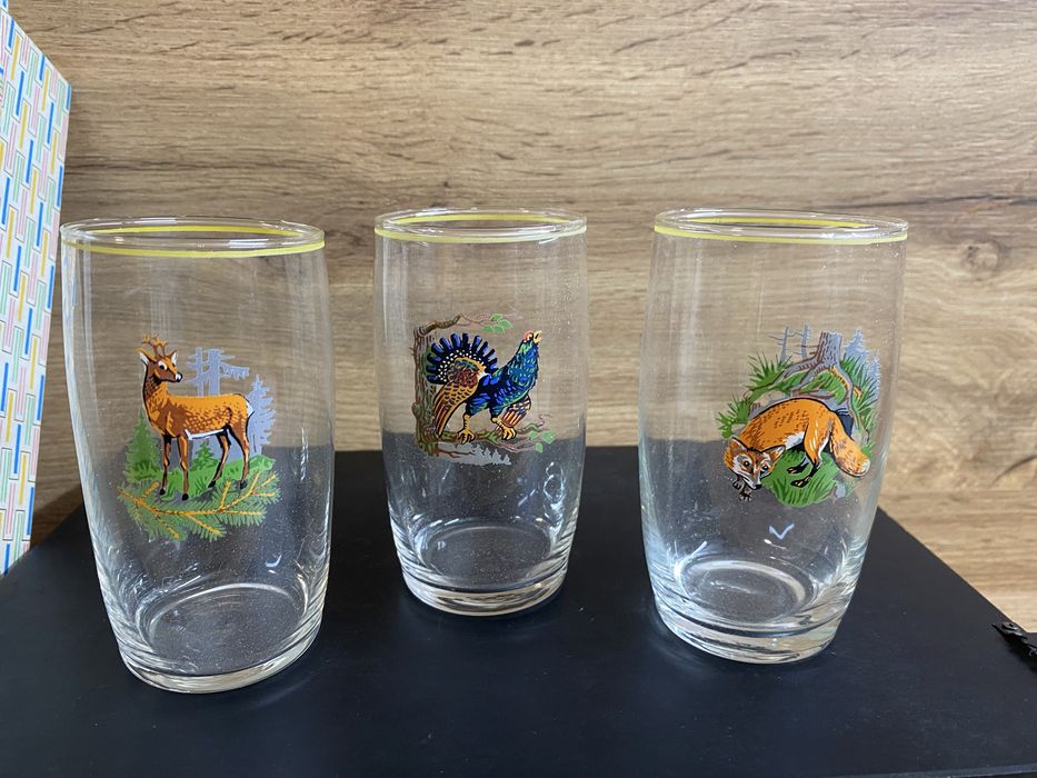 Стъклени чаши в кутия -1980 гд