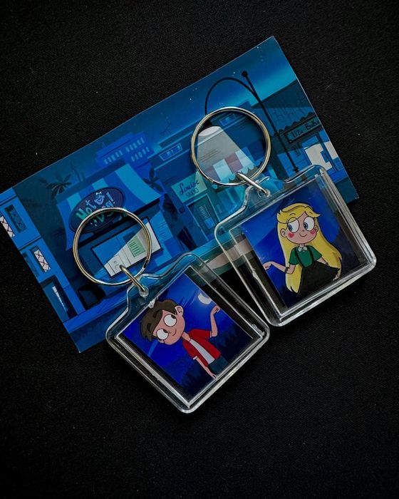 Брелоки акриловые с фото