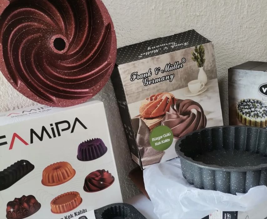 Гранитни форми за кекс или други. Незалепввщо покритие