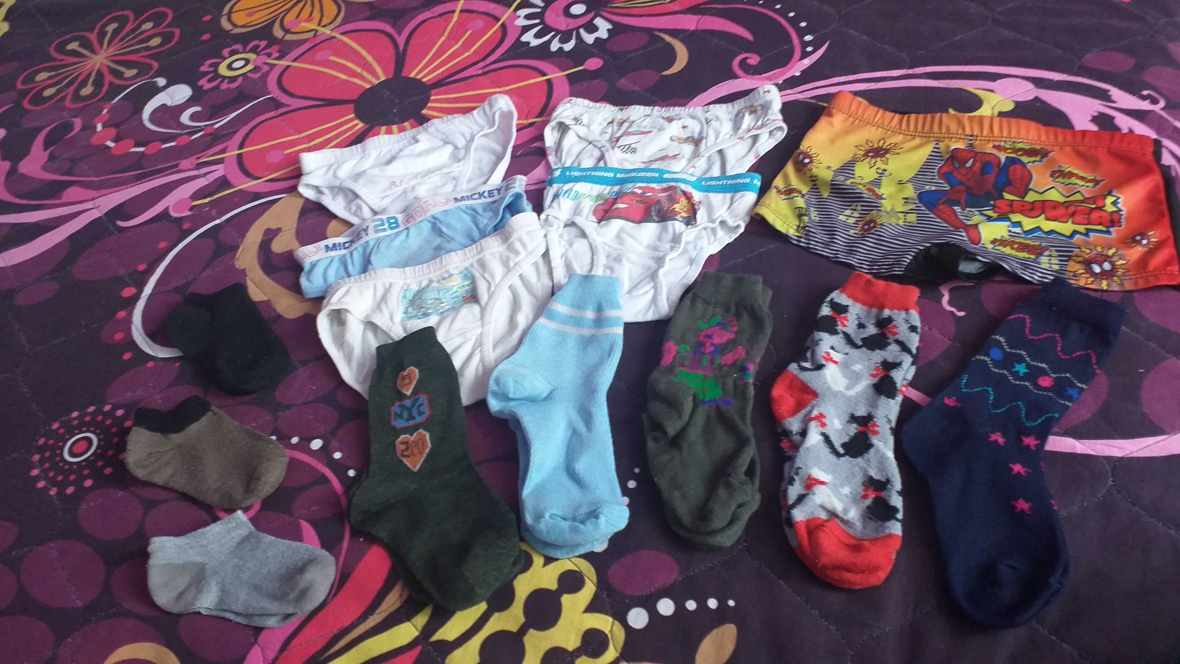 Детски чорапи, потници и боксерки за момче- 3,4,5,6,7г.