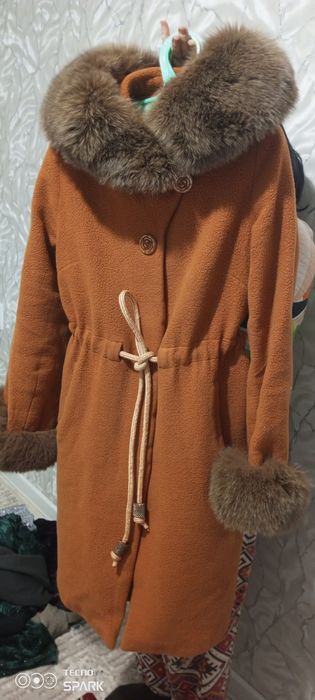 Турецкий пальто жагасы оригинал норка мех размер 50 52