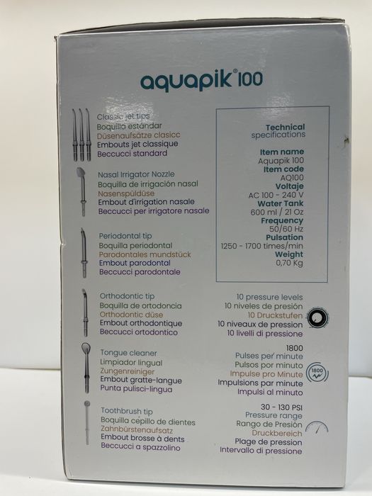 Dus Bucal Aquapik 100