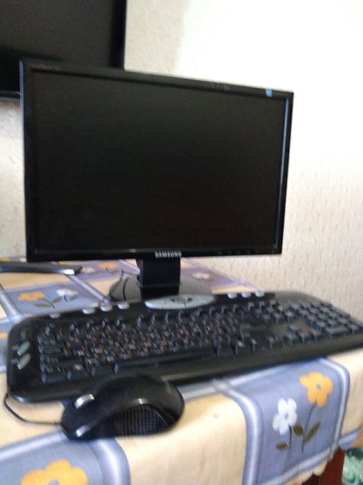 Полный комплект, компьютер, монитор, принтер, колонки, клавиатура, мыш