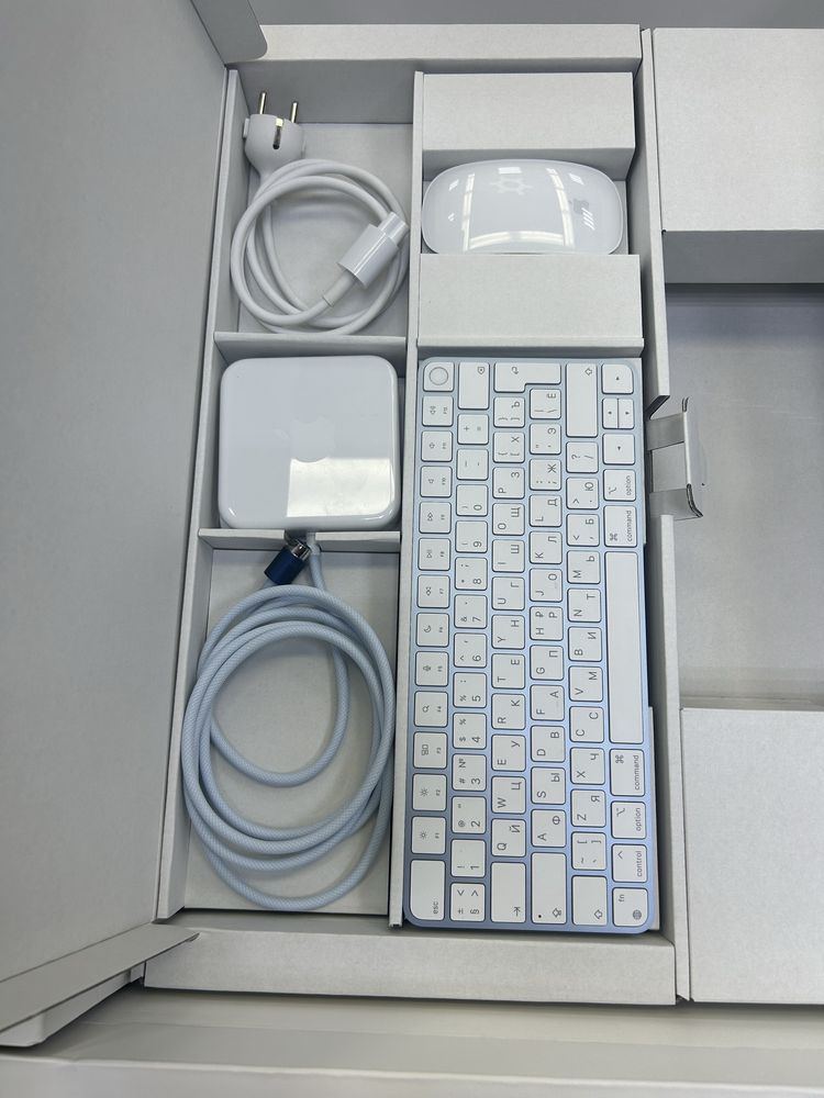 Моноблок Apple iMac 24 2023 MQRR3 синий