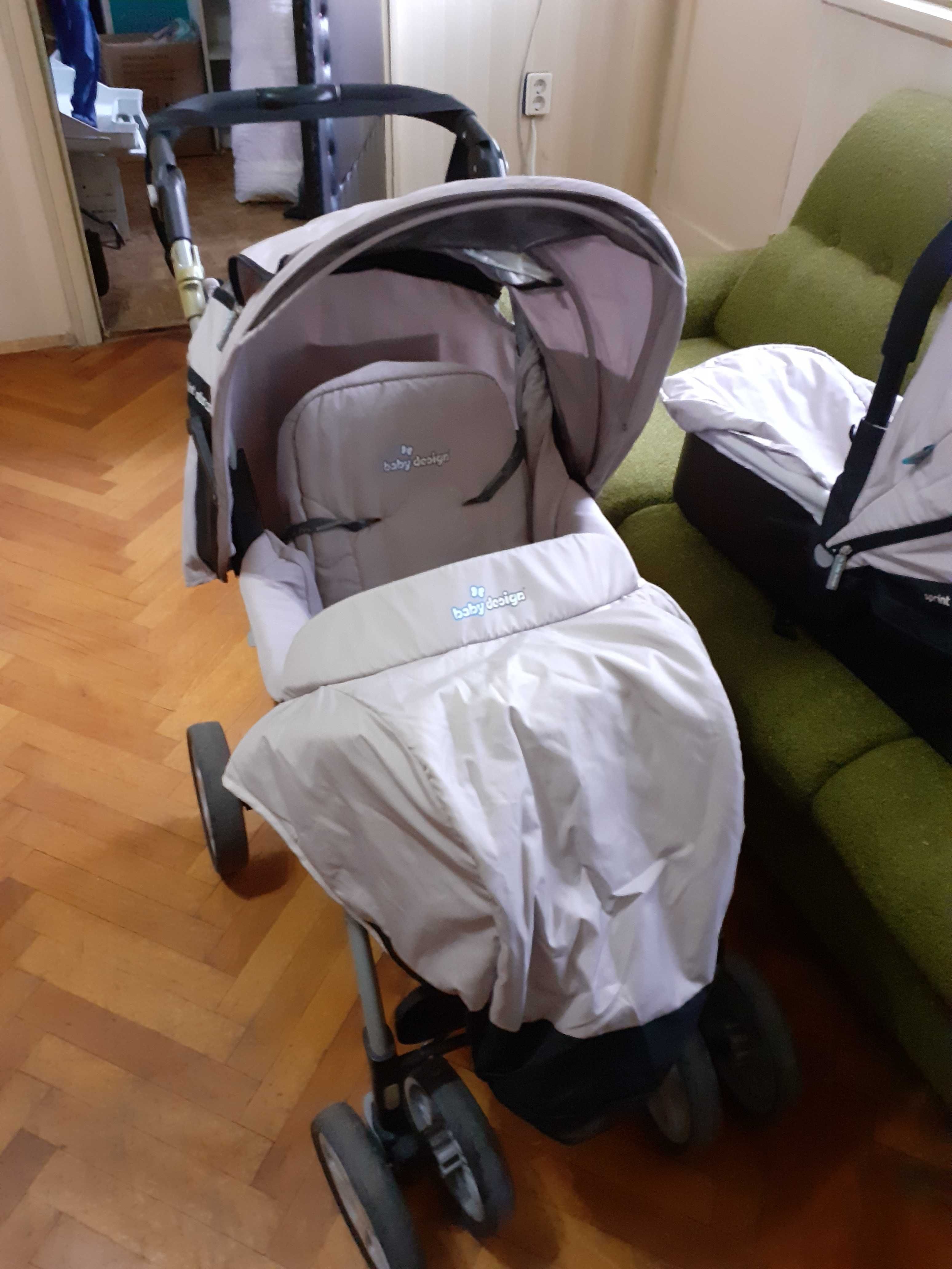 Детска комбинирана количка+столче за новородено