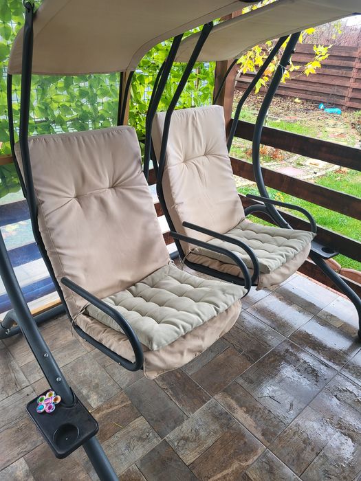 Balansuar grădină cu scaune individuale