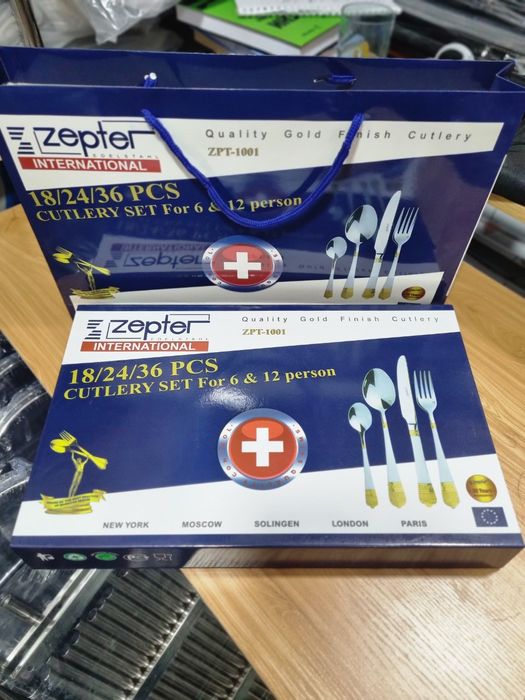 Qoshiq vilka nabor Zepter набор ложка вилка