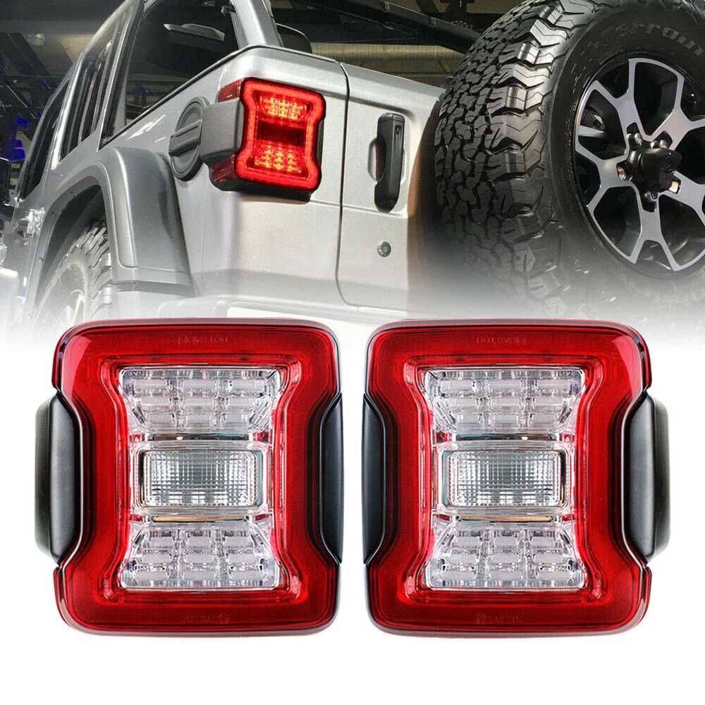 Stopuri LED Jeep Wrangler JK 2007-2017 Upgrade La JL Style 2017+