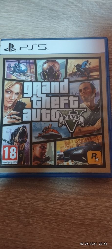 Jocul GTA 5 pentru ps5 in stare nou-nouta