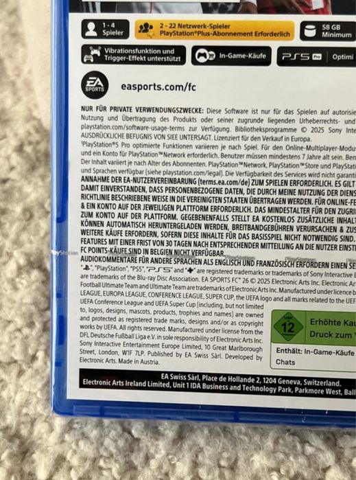 Jocuri playstation .    Fc26