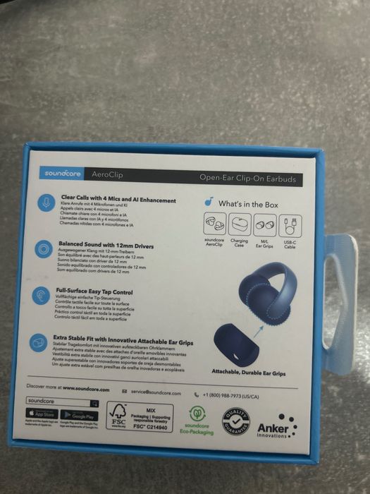 Căști noi în stare perfectată