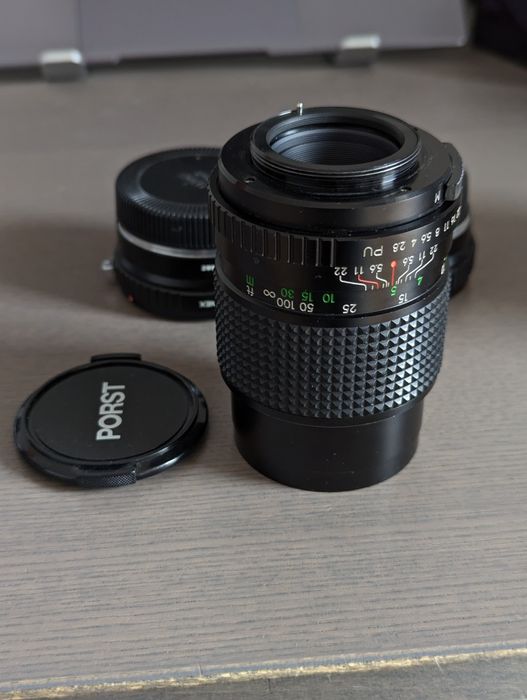 Obiectiv vintage 135 mm M42, stare foarte bună