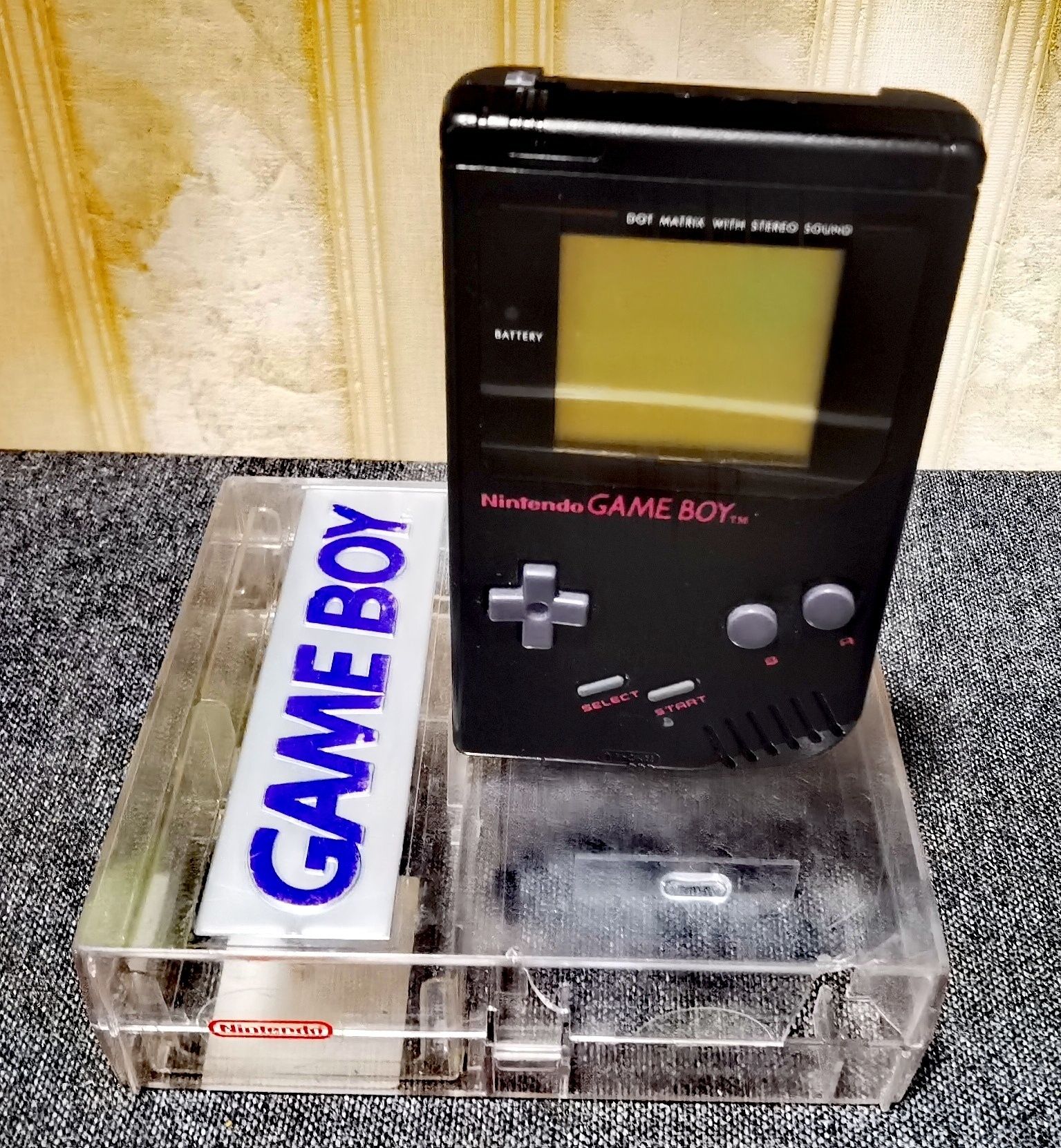 Nintendo Game Boy 1989 + Super Mario Land retro vintage de colecție