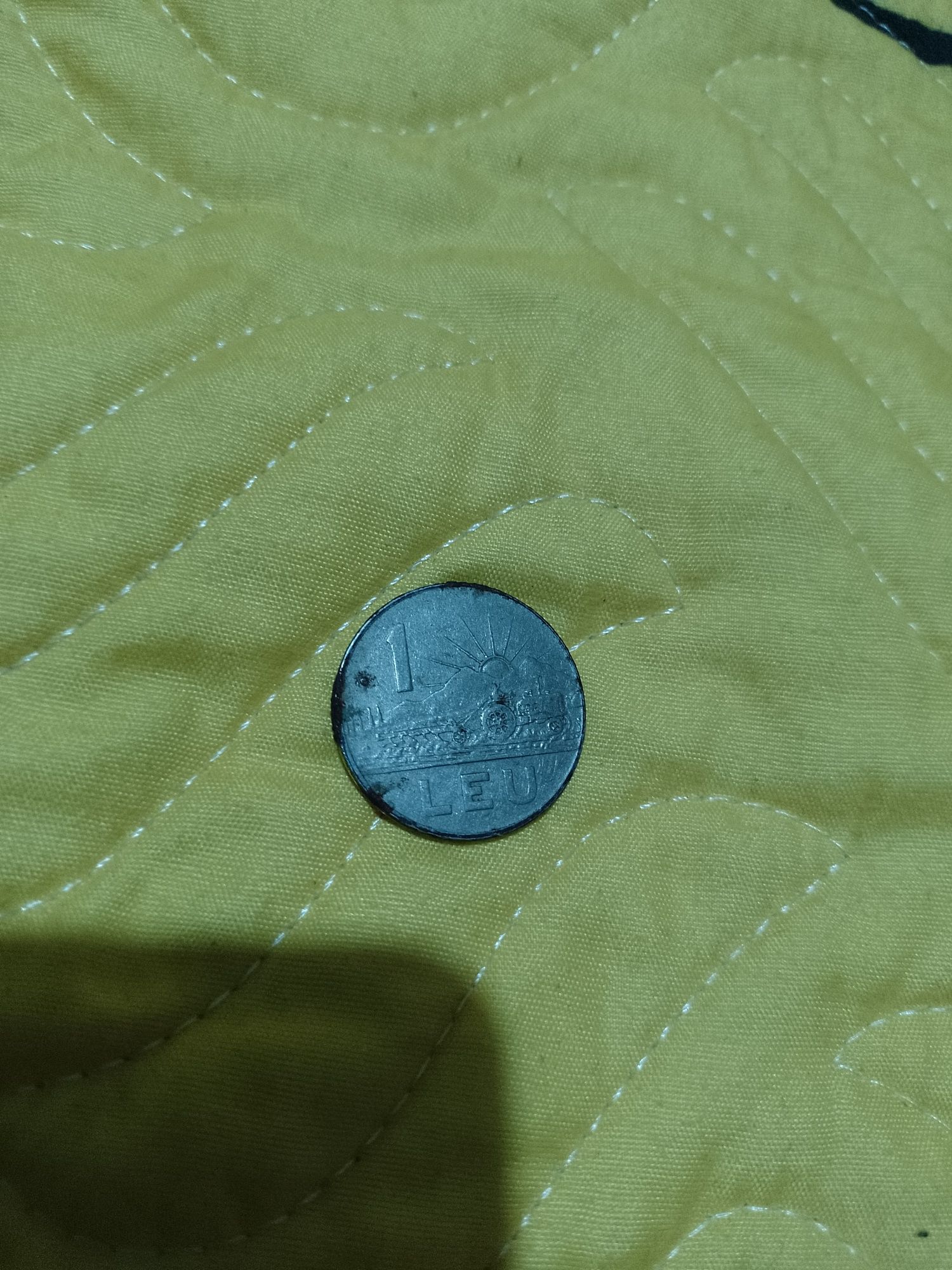 Moneda de 1 leu anul 1966