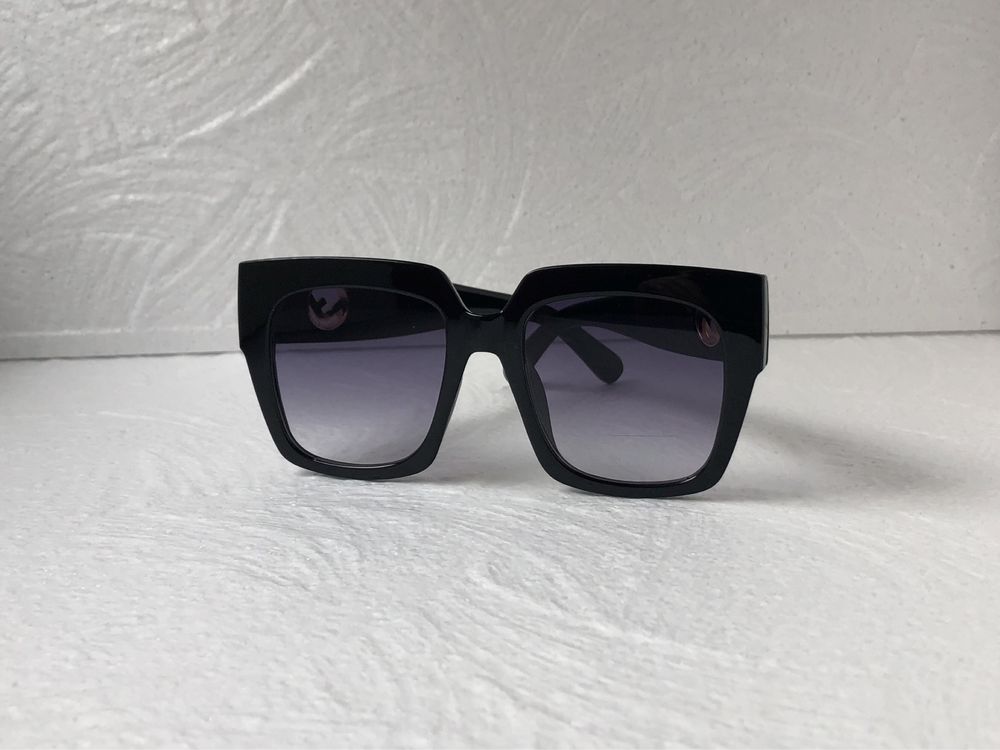 Дамски слънчеви очила котка квадратни черни F 8320