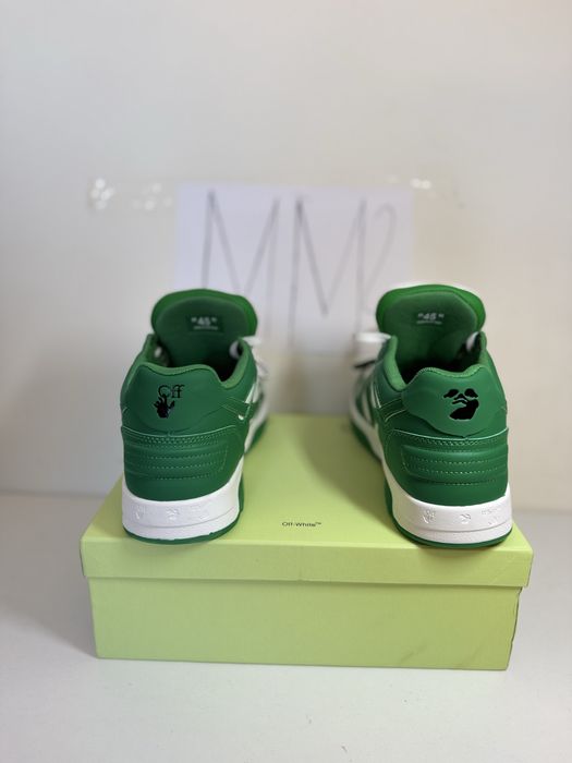 Adidasi Off-White Out Of Office white green Lace-Up Sneakers