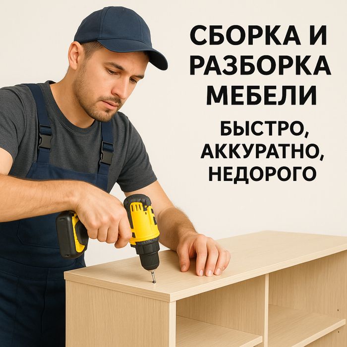 Сборка разборка мебели