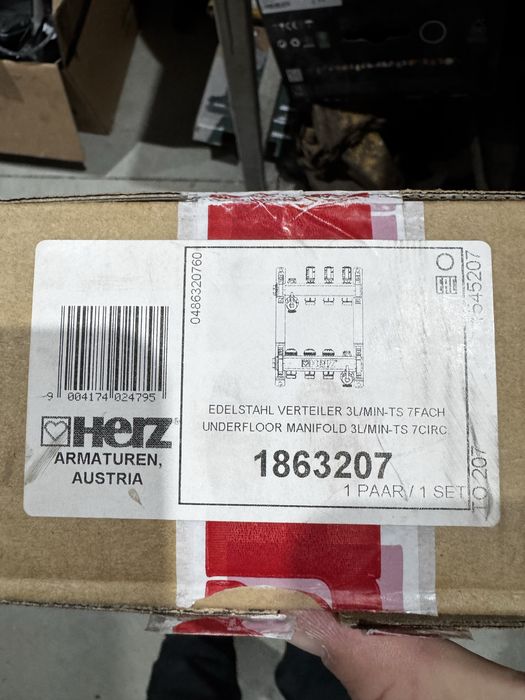 Distribuitor Colector încălzire în pardoseală Herz 7cai