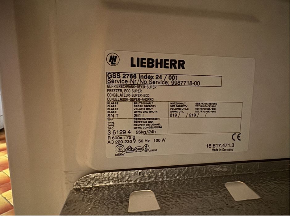 Congelator Liebherr GSS 2766