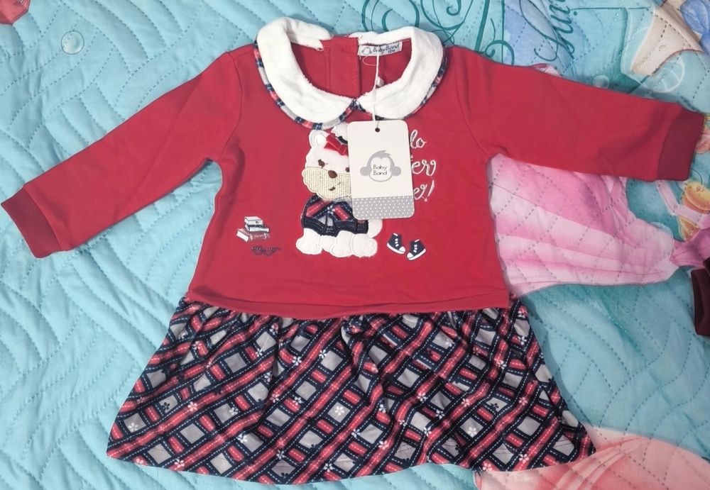 Лот зимни рокли за малка принцеса