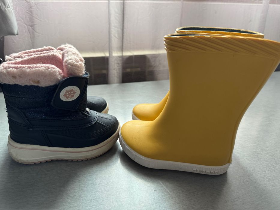 Зимни боти 20 номер+ гумени ботуши 21/22