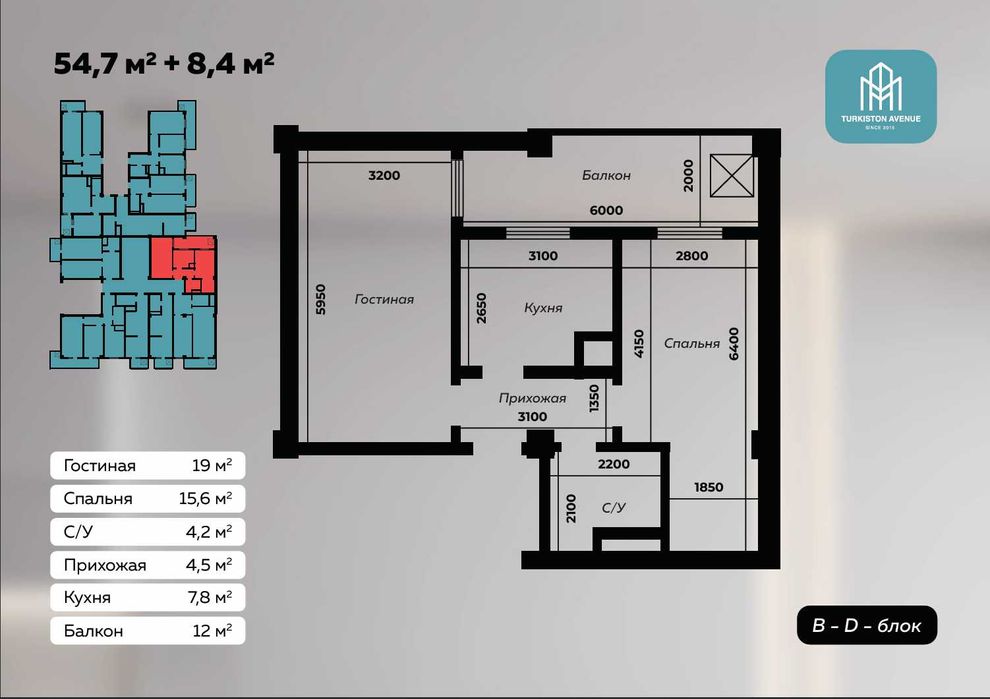 Инвестиция учун 2 хонали хонадон