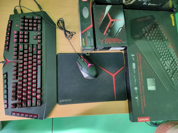 Kit Gaming set Tastatura + Mouse + Pad Lenovo Legion