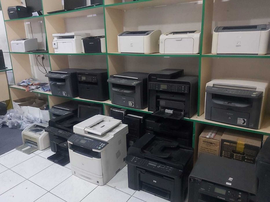 ‼️МФУ и принтеры Canon Hp Samsung черно белый ксерокс Три в Одном