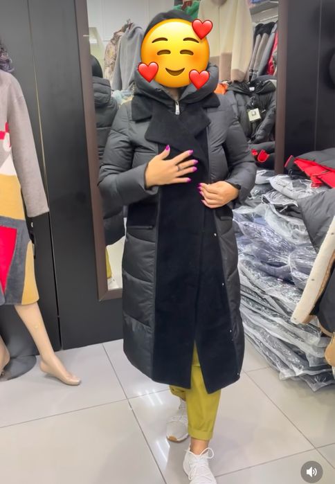 Новый пальто пуховик