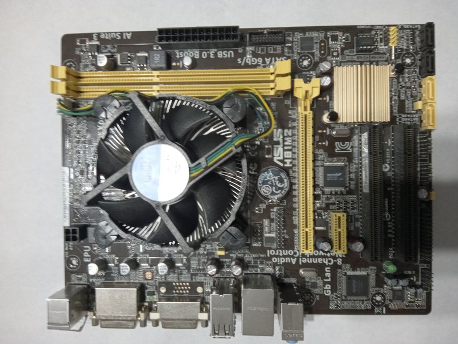 Asus H81M2 + Intel Core I3-4360 и охлаждане