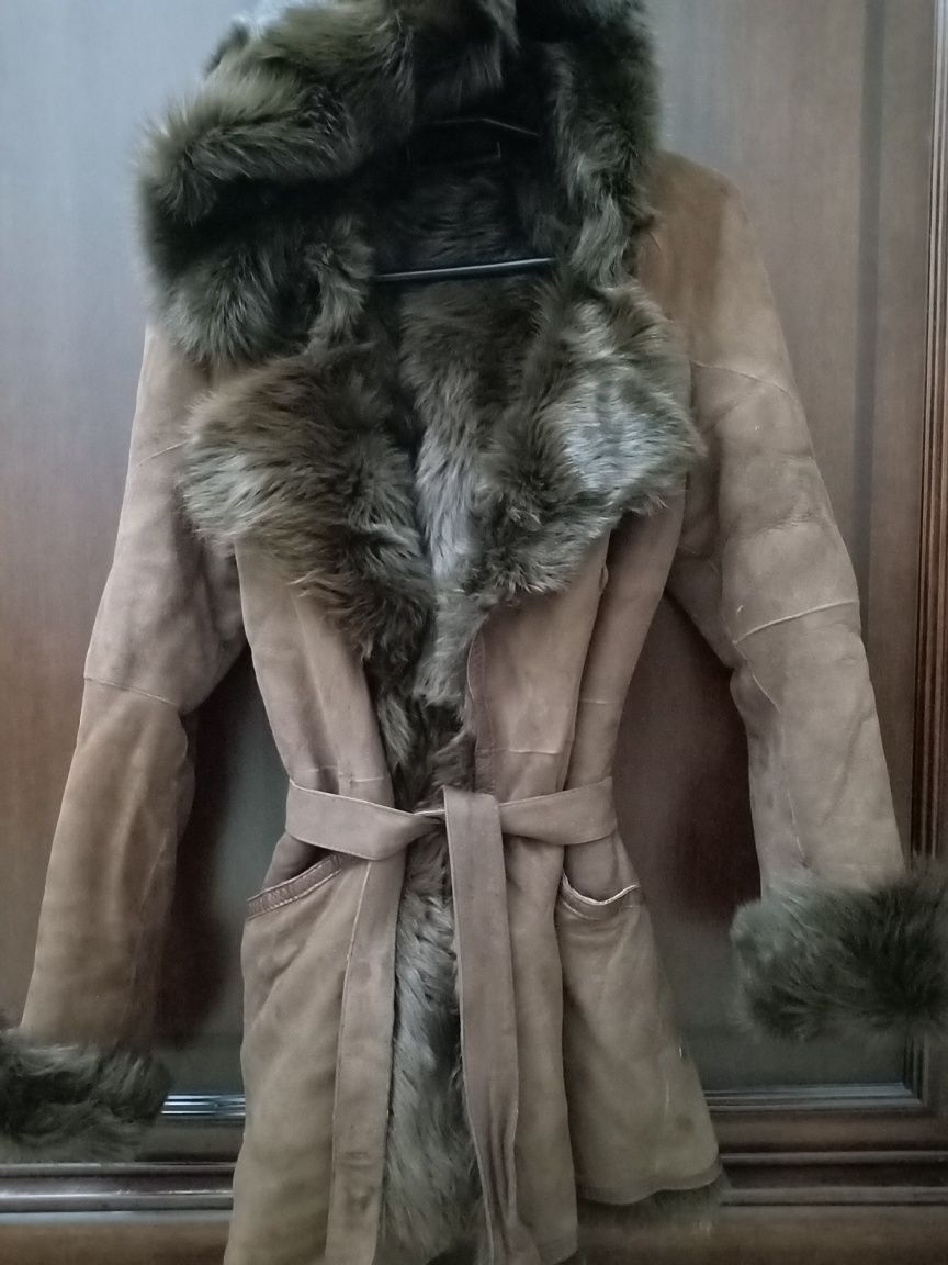 Дубленка срочно! мех тоскана жен.