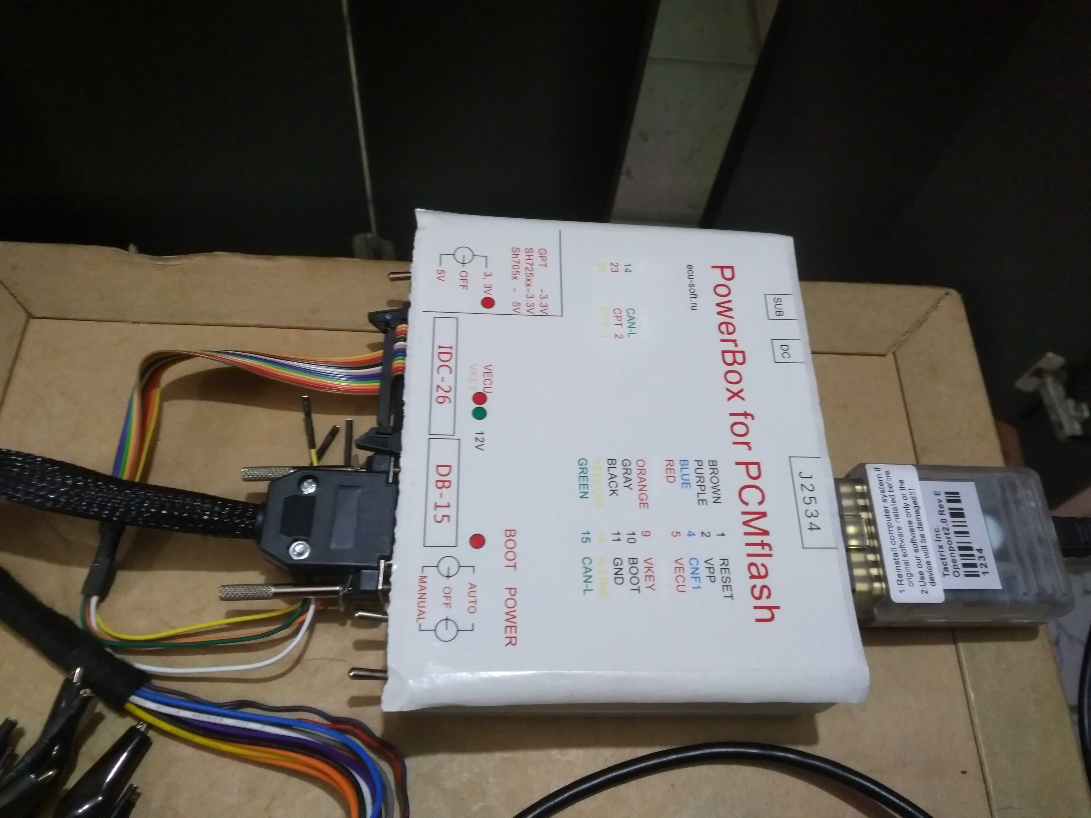 PcmTuner 1.2.5 PcmFlash 1.2.0 Tactrix Openport POWERBOX pe OBD si BOOT