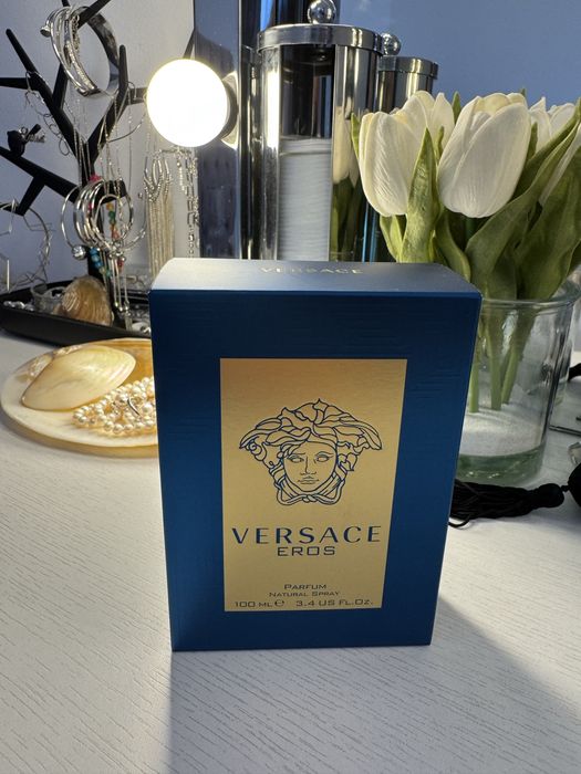 Set geanta si parfum Versace Eros 100 ml.