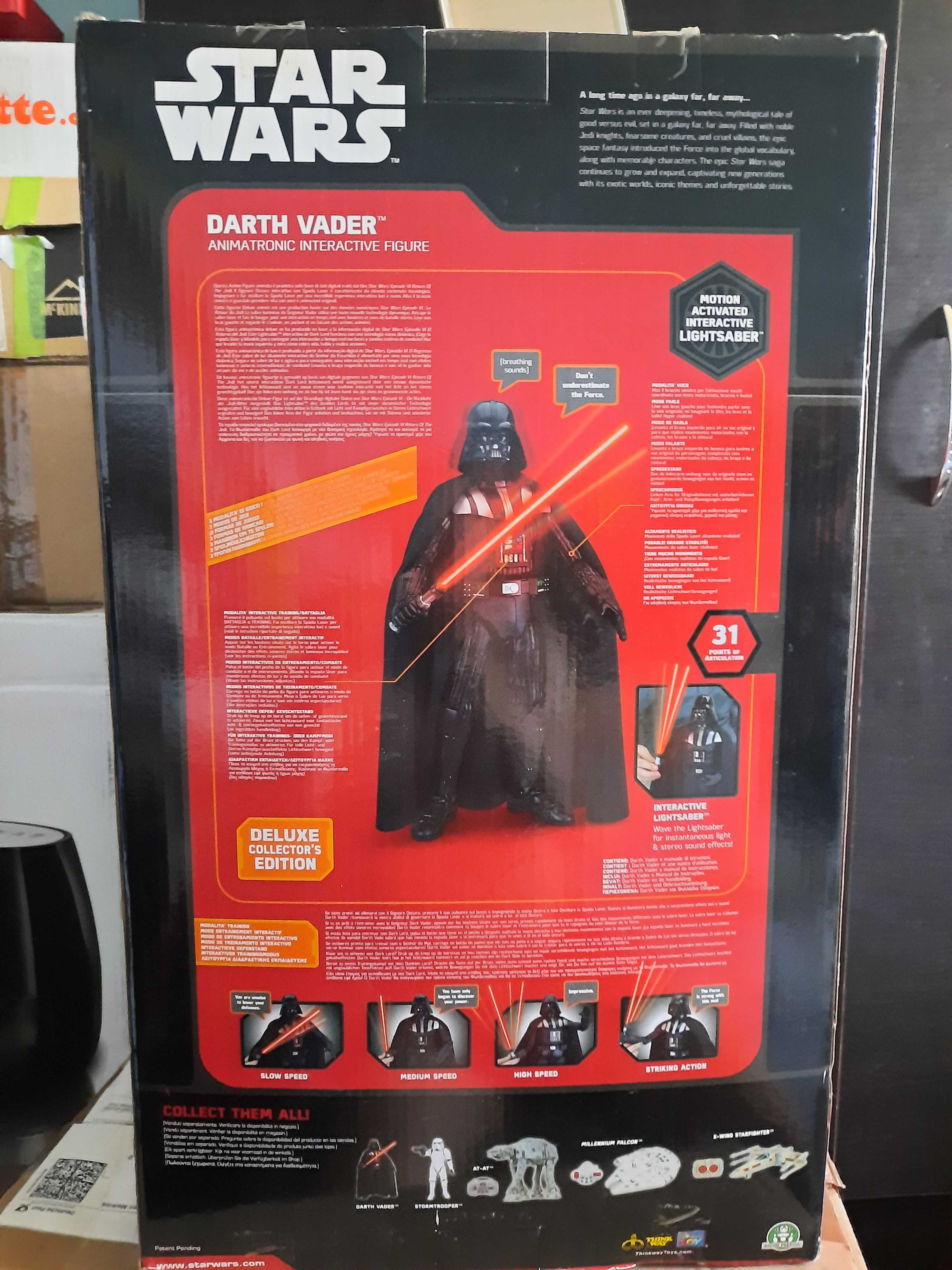 Lot Star Wars Darth Vader Animatronic, Trooper Figurine 47 cm