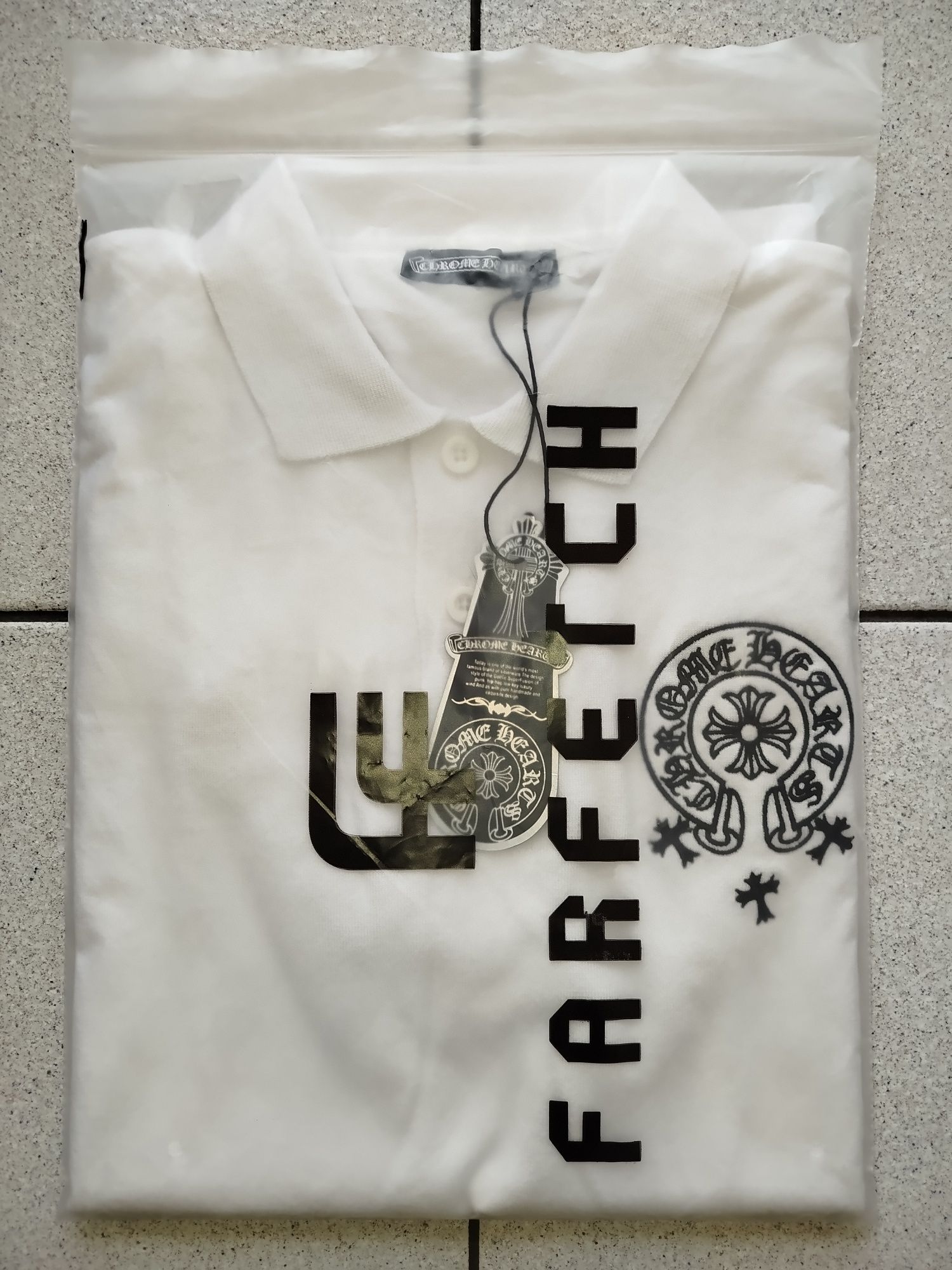 Chrome Hearts® - мъжка поло тениска /плетена/ - 54(XL)