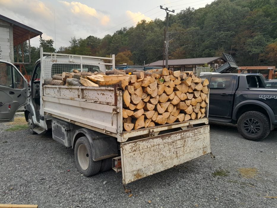 Lemn de foc  Buștean și spart plaletizat