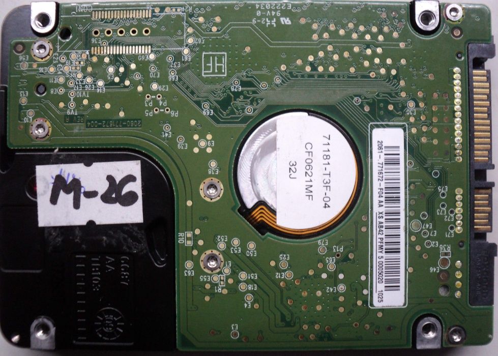 Hard Disk-HDD Sata 2,5" HDD-320 Gb Western WDC WD3200BEVT-60A23T0