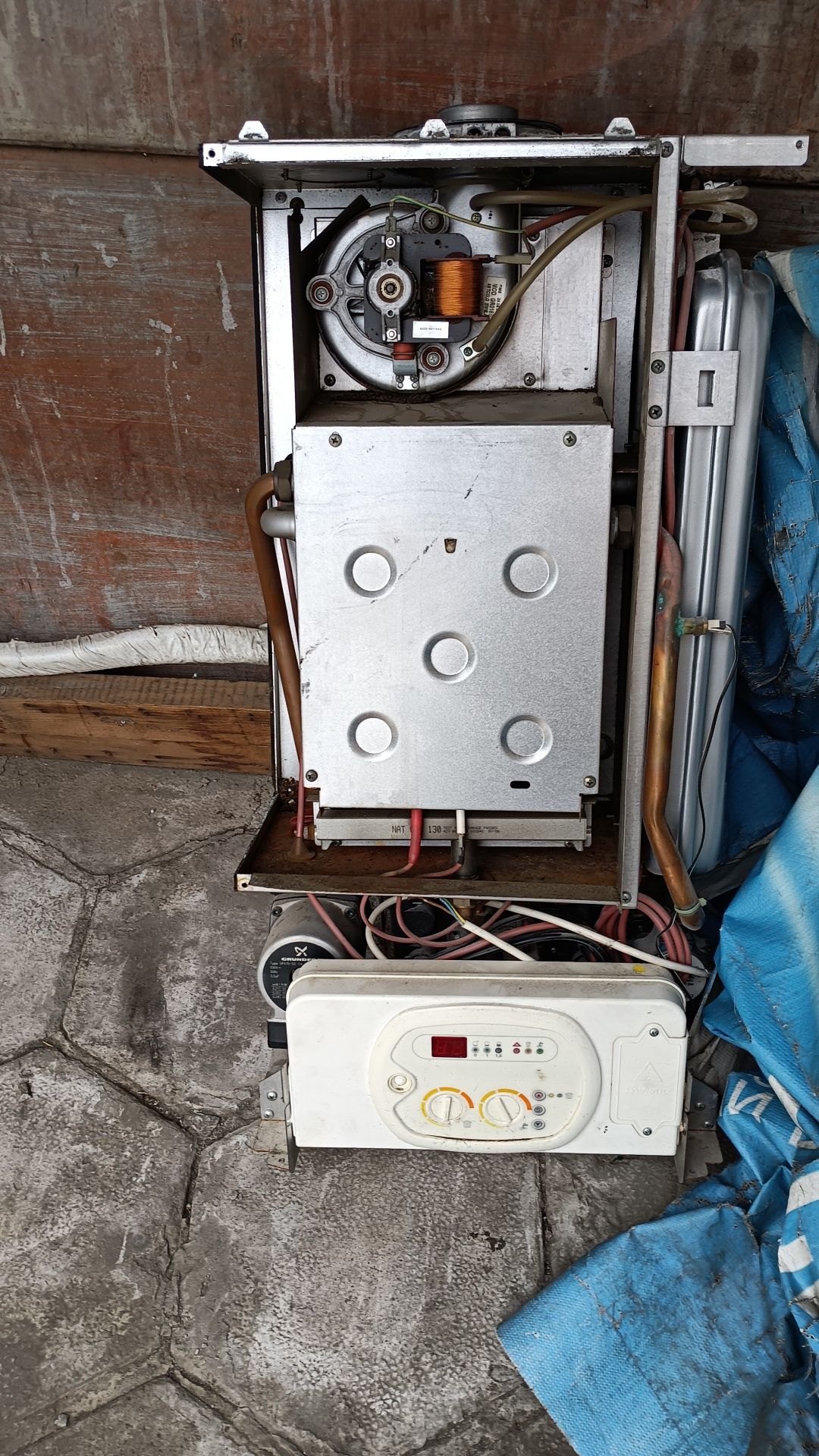 Газов котел на Части