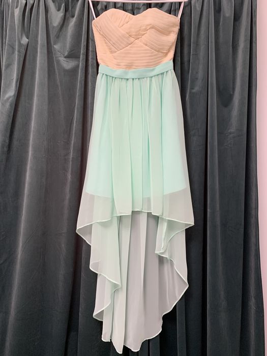 Rochie scurta turcoaz de ocazie 34