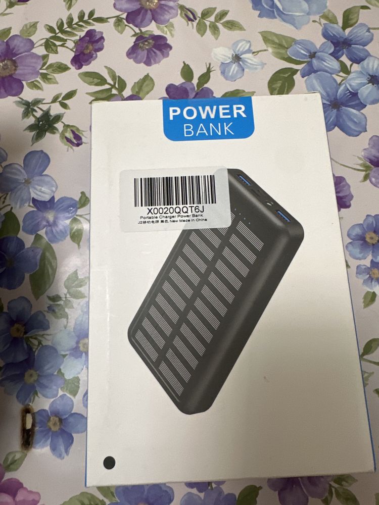 Power bank solar 20000mah,lanterna sigilat