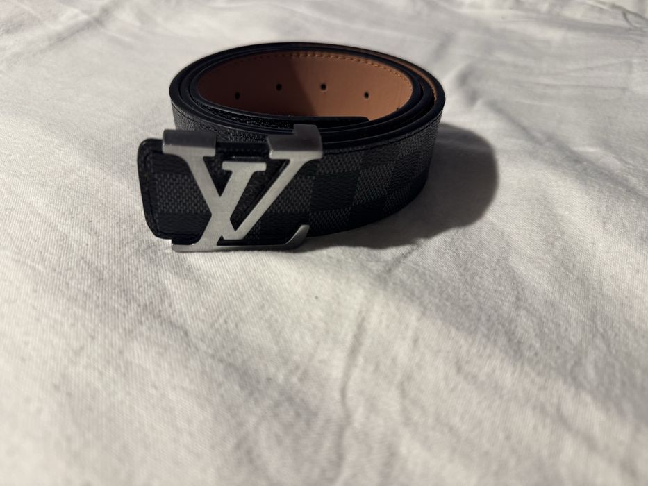 Curea Louis Vuitton Damier Graphite – stare impecabilă