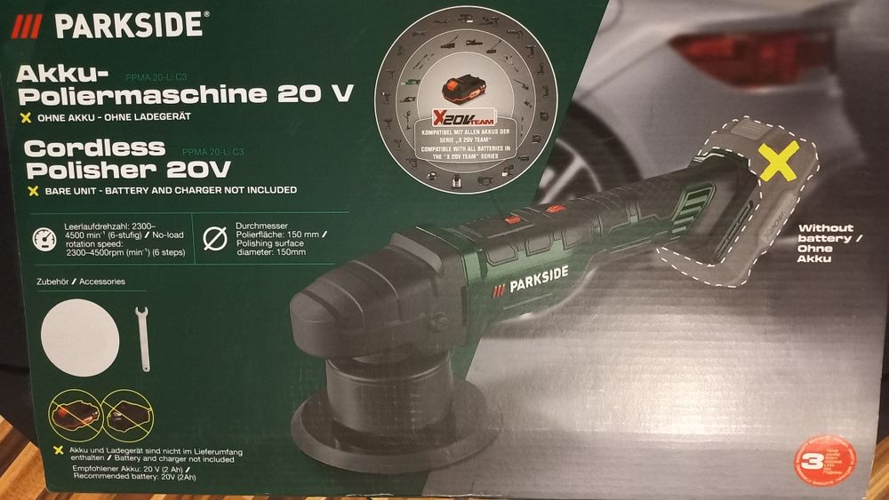 Incarcator 6A + acumulator parkside 12v performance  polizor unghiular