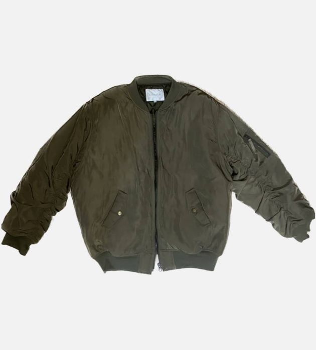 бомбер женский болотный