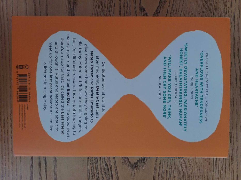 They both die at the end Adam Silvera книга на английски