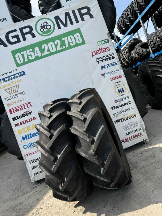 Cauciucuri noi cu 8 pliuri 13.6-24 marca CULTOR pentru tractor fata