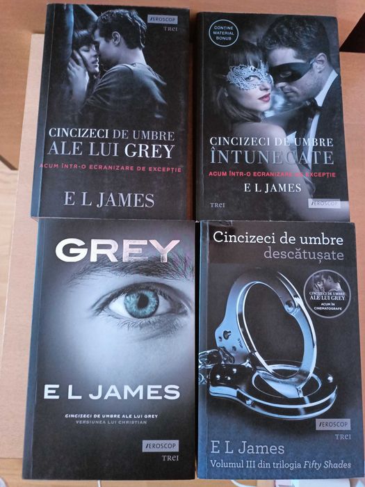 Cinzeci de umbre ale lui Grey - EL James - 4 volume